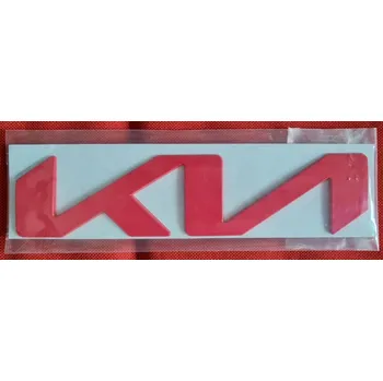 Znak automobilu Nápis KIA new červený 150x35