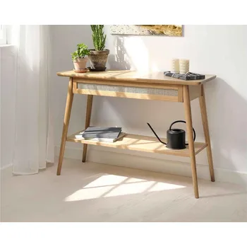 Toaletní stolek Designová konzole Tallys 110 cm přírodní dub