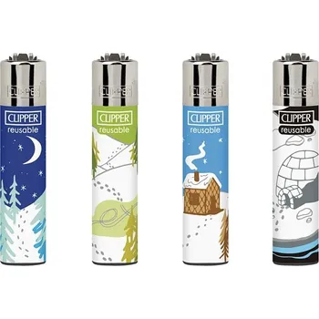 Zapalovač Zapalovač Clipper CP22RH North Pole balení - 24 ks