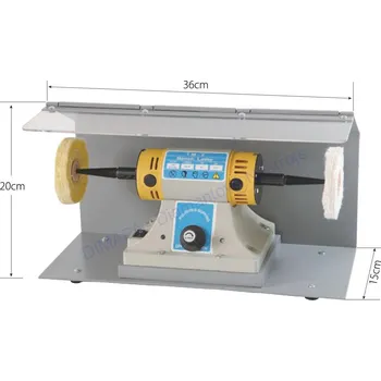 elektrický šroubovák Stolní mini leštička dvoukotoučová s krytem 400W TM