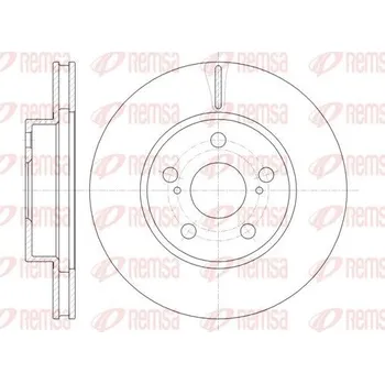 Brzdový kotouč Brzdový kotouč REMSA 61250.10