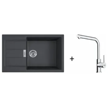 Granitový dřez Franke SET T116 - S2D 611-78 XL + FS 3230.031 + ZÁRUKA 5 LET ZDARMA