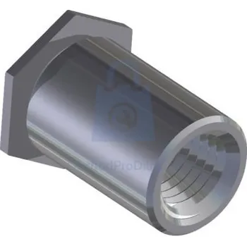 Matice Sloupek distanční pro tenké plechy S-TSO, pozinkovaný M2,5 x 6, balení 1000 ks