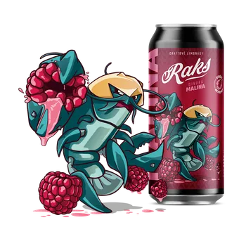 Limonáda Raks - Divoká Malina, 500 ml