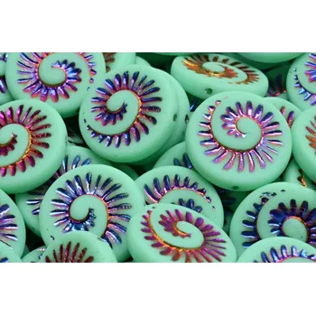 Korálek Korálky Fossil Shell č.3801 (18x18mm)