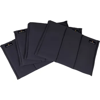 Ochrana nohy a ocasu EQUESTRO Podložky pod bandáže Equestro, 4 ks, dark grey
