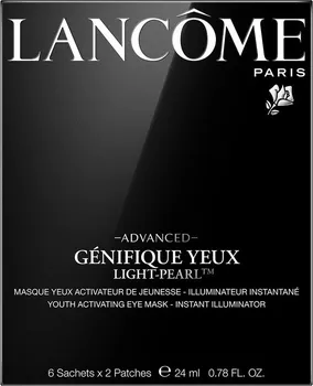 Péče o oční okolí Lancôme Advanced Genifique Light Pearl Eye Mask oční maska 6 ks