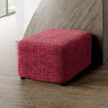 decoDoma napínací potah bielastický VITTORIA bordó taburet (40 x 40 x 40 cm)