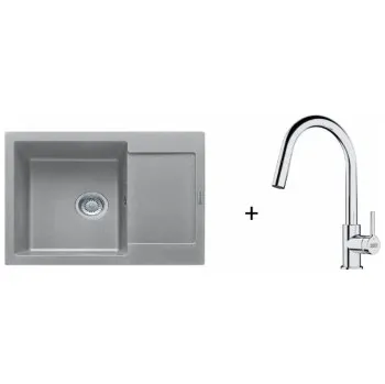 Granitový dřez Franke SET G256 - MRG 611-62 šedý kámen + FS 3229.031 + ZÁRUKA 5 LET ZDARMA