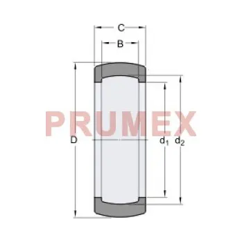 SKF RIS 205 pryžový úložný kroužek