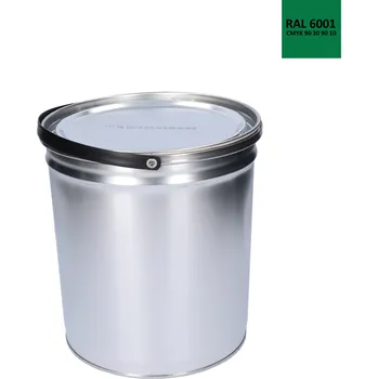 Lak na dřevo Barva antikorozní polomatná na zinek 5kg smaragdově-zelená