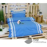 Bavlněné povlečení babiččino údolí modré 140x220+70x90