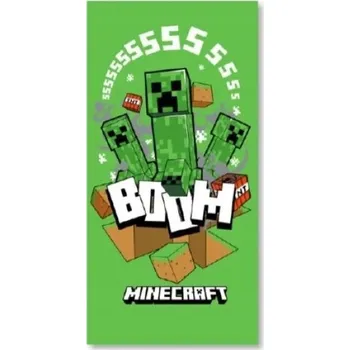 Zelený chlapecký ručník Minecraft Velikost: ONE SIZE