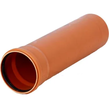Kanalizační potrubí KGEM kanalizační trubka s hrdlem SN4, DN 125 (Osma 5175020)