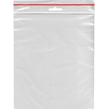 Chladicí sáček Rychlouzavírací sáček LDPE 230x320 červený pruh