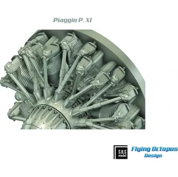 Plastikový model S.B.S model 1/72 Piaggio P.XI engine (2 pcs.)