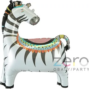 Balónek nafukovací fóliový 58x73 cm 'Zebra'