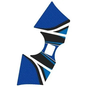 Ochranné nálepky na "brýle" PUIG RADIKAL 6958A modrá