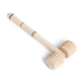 EVEI Masážní válec dlouhý, dřevo, borovice