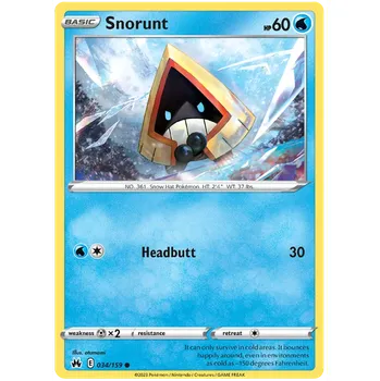 Sběratelská karetní hra Pokémon TCG Snorunt 034/159