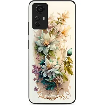 Pouzdro na mobilní telefon Lesklý kryt Mobiwear Glossy - Xiaomi Redmi Note 12S - G014G Krémové květy (Prémiové lesklé pouzdro, obal, kryt Mobiwear Glossy na mobil Xiaomi Redmi Note 12S - G014G Krémové květy, materiál Plast + TPU silikon - krytí po všech stranách, neošoupatelný)