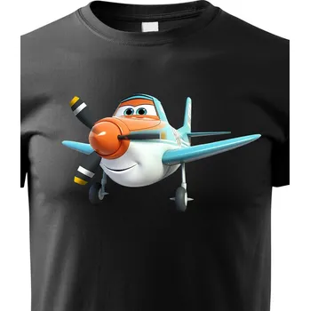 Chlapecké tričko Dětské tričko Letadlo, Barva Černá, Velikost 158 cm/12 roků, Canvas Dětské tričko Bezvatriko.cz 1979