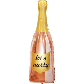 Fóliový balónek Champagne, růžové zlato