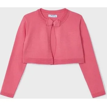 Dívčí svetr dětské bolerko k šatům Mayoral 321-81 růžové velikost 134