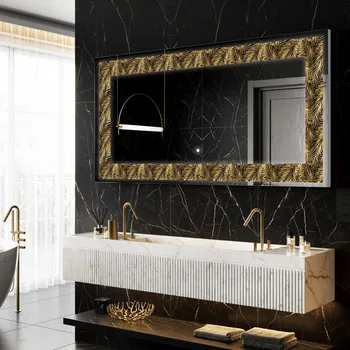 Zrcadlo Podsvícené dekorativní zrcadlo - Tropical Paradise