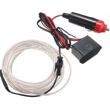 LED páska Neon bílý, 3 metry s autozásuvkou