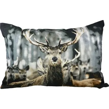 Dekorativní polštářek Bavlněný polštář Jelen 40x60 cm - 60*10*40cm