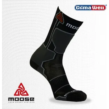 Pánské ponožky NORDKAPP EXTRA funkční vlněné ponožky Moose černá S