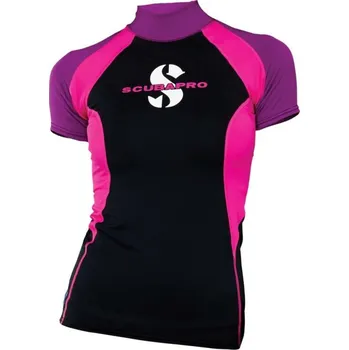 Plavecké brýle Dámské tričko Scubapro RASHGUARD JEWEL T-FLEX UPF80, růžová/černá/fialová Velikost: MT 65719320