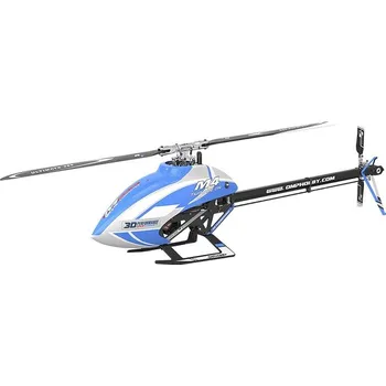 RC model letadla OMP M4 (pnp) stavebnice s motorem, servy a ESC - modrá - expresní doprava