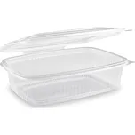 Miska PP s víčkem oválná průhledná 750ml 50 ks