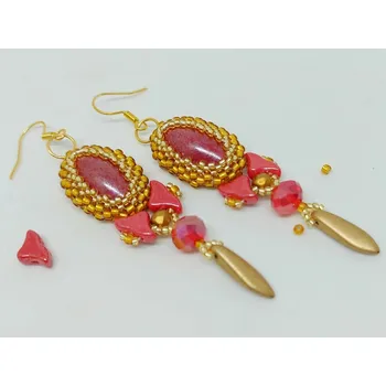 Korálek Náušnice Até č.1669 - stavebnice