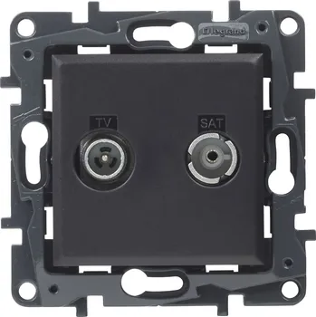 Elektrická zásuvka Anténní zásuvka nástěnná Legrand černá