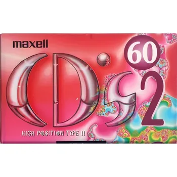 Maxell CDS2 60 (1997 - 98 JPN) - chrome audiokazeta