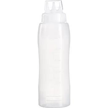 Láhev ARAVEN dávkovací láhev se třemi tryskami 0,75 l, transparentní
