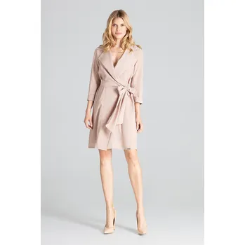 Dámské šaty Figl Dámské mini šaty Gahewel M680 béžová S