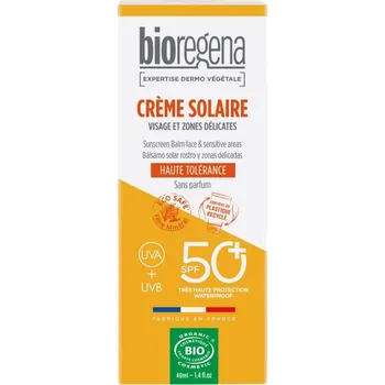 Přípravek na opalování Bioregena Organický balzám na opalování na citlivé zóny BIO SPF50+ 40 ml