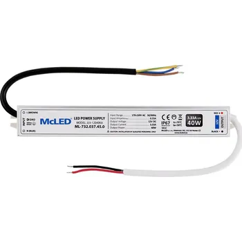 spínaný zdroj ML-732.059.45.0 Napájecí zdroj 30W, DC12V/2,5A, IP67, hliníkové provedení