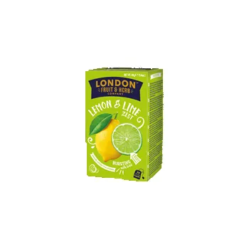 Čaj LONDON FRUIT & HERB Ovocný čaj citron s limetkou 20x2g