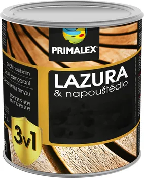 Lak na dřevo Primalex Lazura & napouštědlo 3v1 750 ml