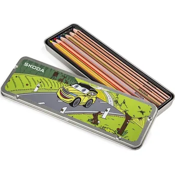 Pastelka Škoda auto pastelky v krabičce 6U0087558B 6ks