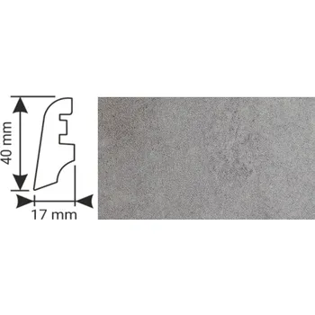 Podlahová lišta K - Produkt K-Produkt lišta KP40 746 Beton
