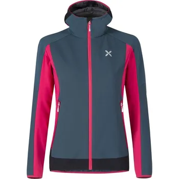 Dámská softshellová bunda Bunda Montura Premium Wind Hoody Jacket W asch blue/sugar pink