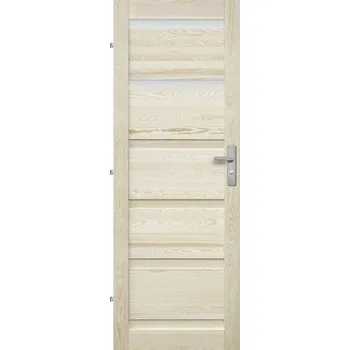 Interiérové dveře Interiérové dveře masivní Genewa 2S prosklené, 80 L, borovice