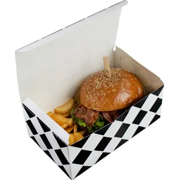 Jednorázové nádobí Think`n pack Kartonový cateringový box 205/125/85mm 100ks