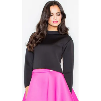 Dámská halenka Figl Dámská halenka Elizarvudd M341 černá M